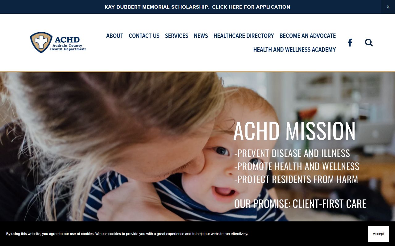 Audrain County Health Department Missouri birth records vital records page