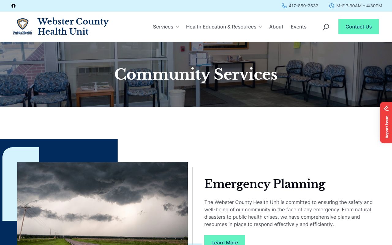 Webster County Missouri birth records health unit Marshfield MO vital records services